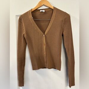 Wilfred button front cardigan size M